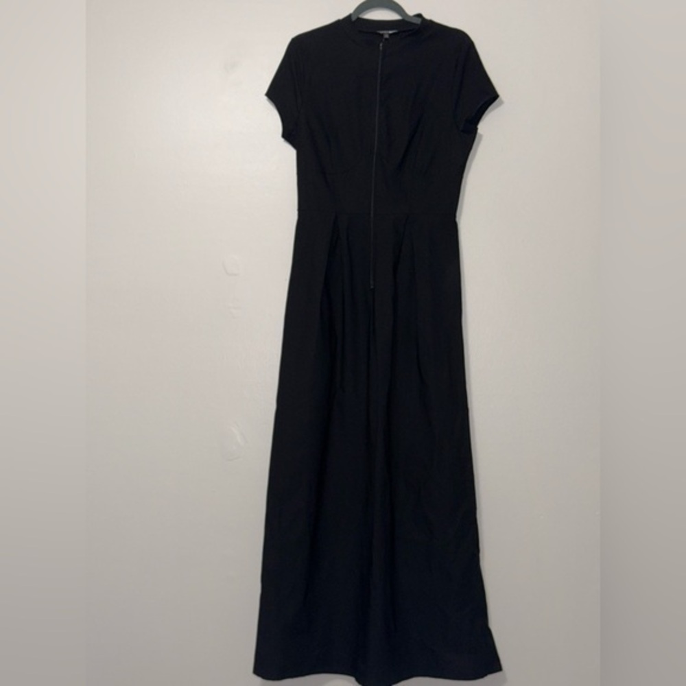 Fashion Nova To Busy To Care Maxi Dress Black XL Women Zipper Front New